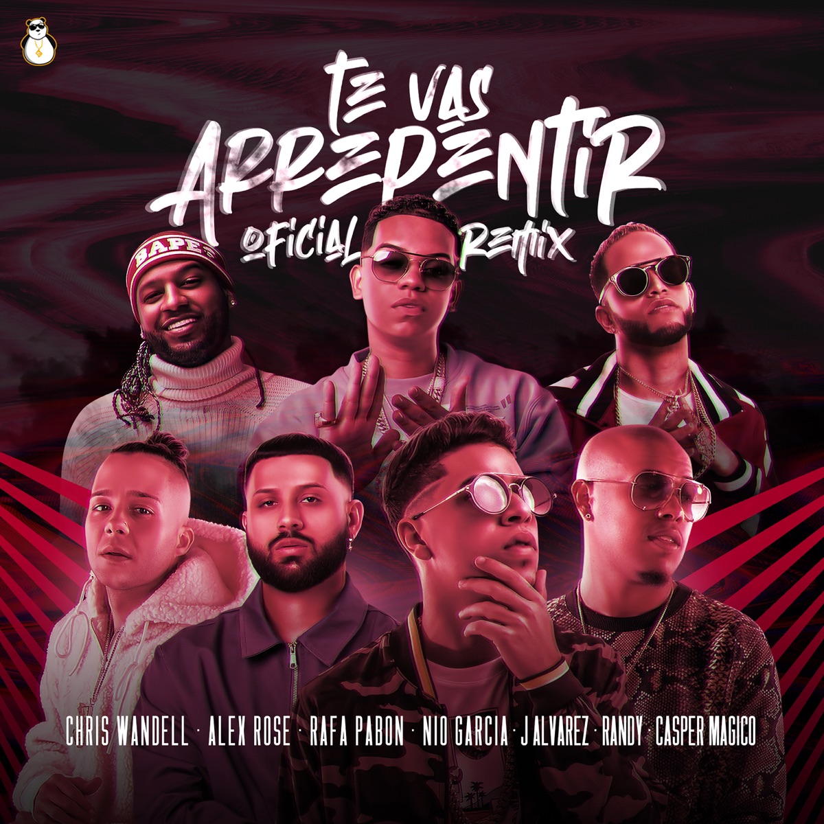 Te Vas a Arrepentir (Remix) [feat. Rafa Pabön, Alex Rose, Gasper Mágico & Nio García] - Single by Chris Wandell, J Alvarez & Randy album cover