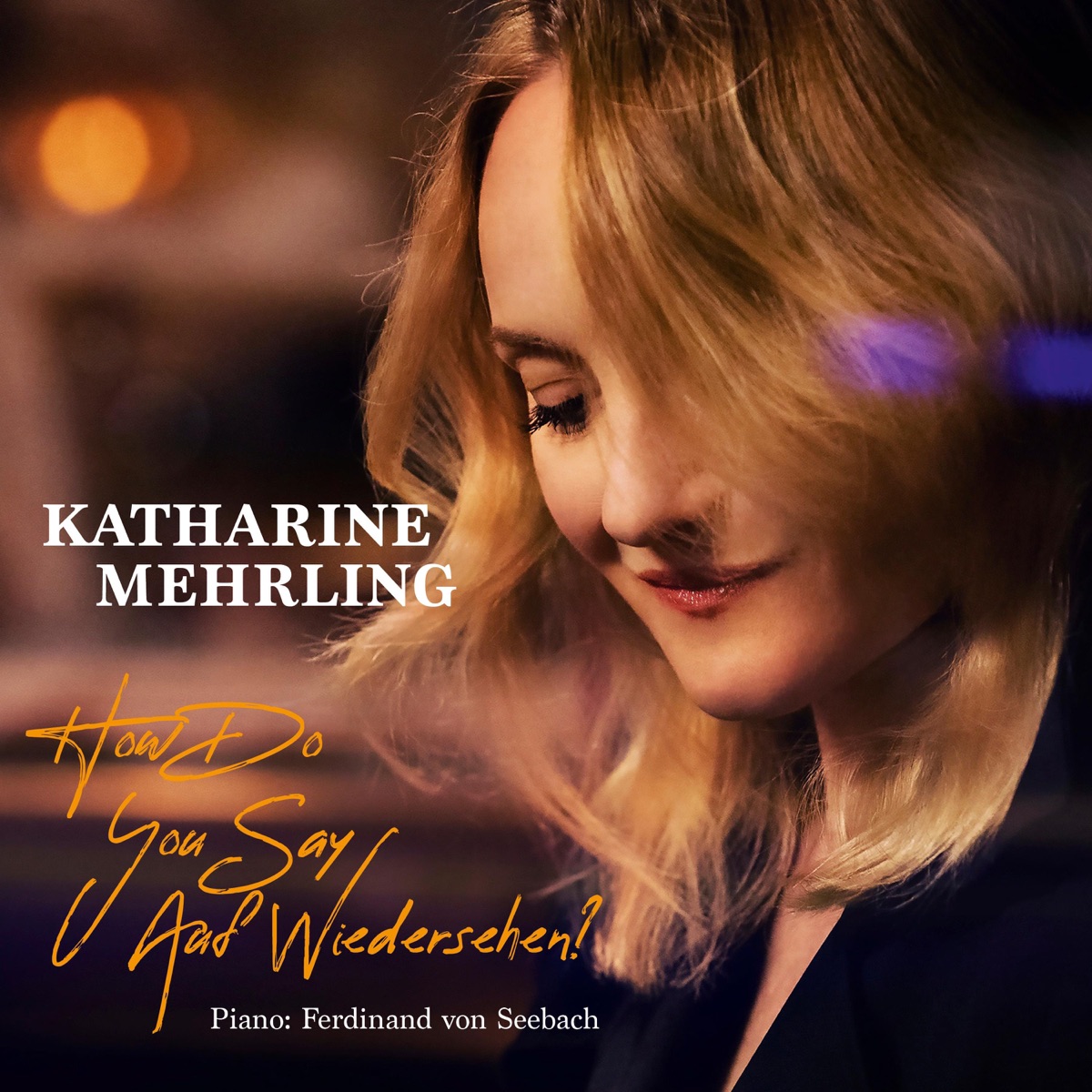 How do you say Auf Wiedersehen - Single by Katharine Mehrling album cover