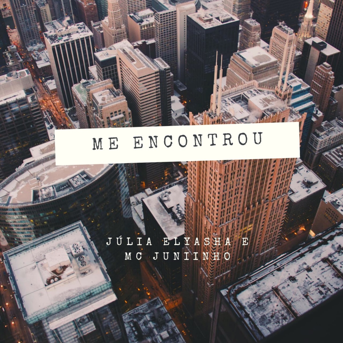 Me Encontrou - Single by Júlia Elyasha & MC Juniinho album cover