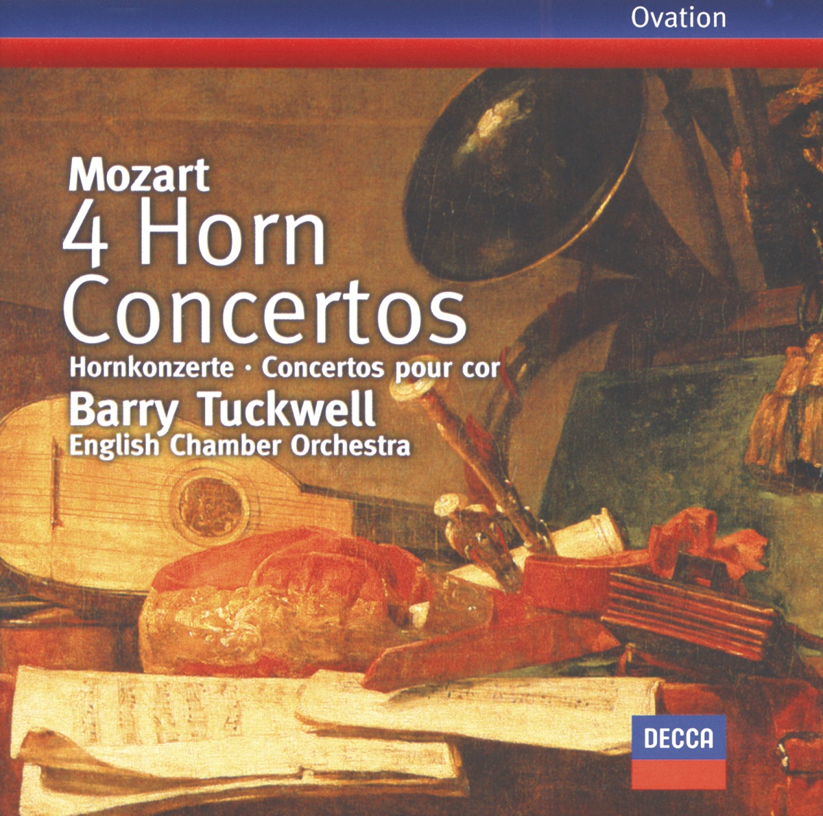 Mozart: 4 Horn Concertos by Barry Tuckwell & English Chamber Orchestra album cover