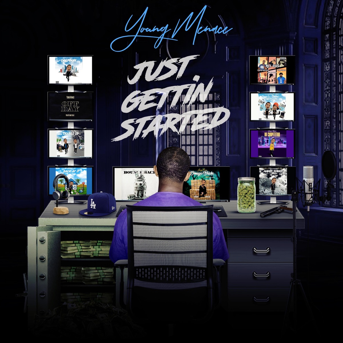 Just Gettin' Started by Young Menace album cover