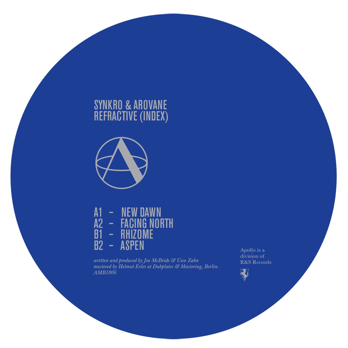 Refractive (Index) - EP by Synkro & Arovane album cover