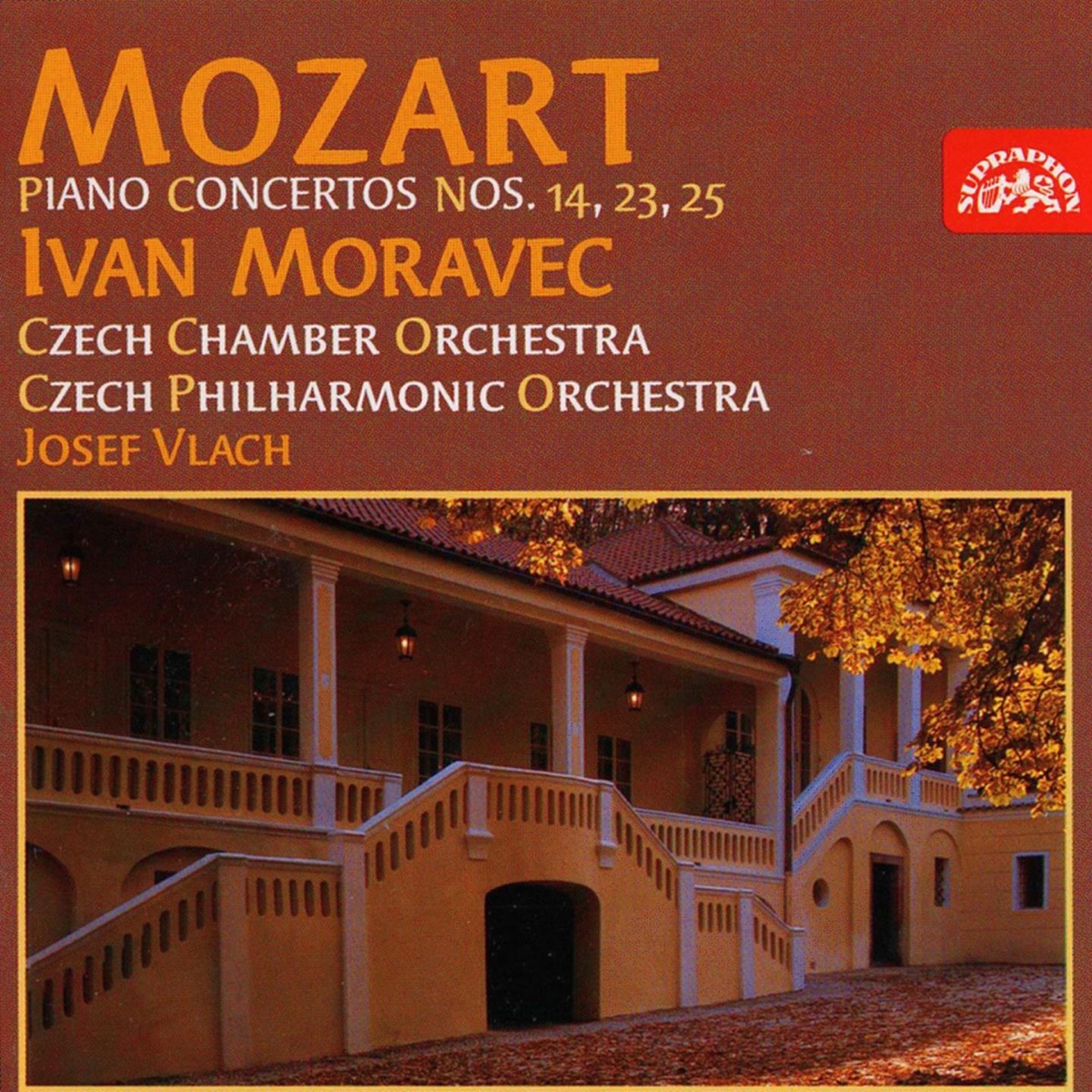 Mozart: Piano Concertos Nos. 14, 23 & 25 by Ivan Moravec, Josef Vlach, Czech Chamber Orchestra & Czech Philharmonic album cover