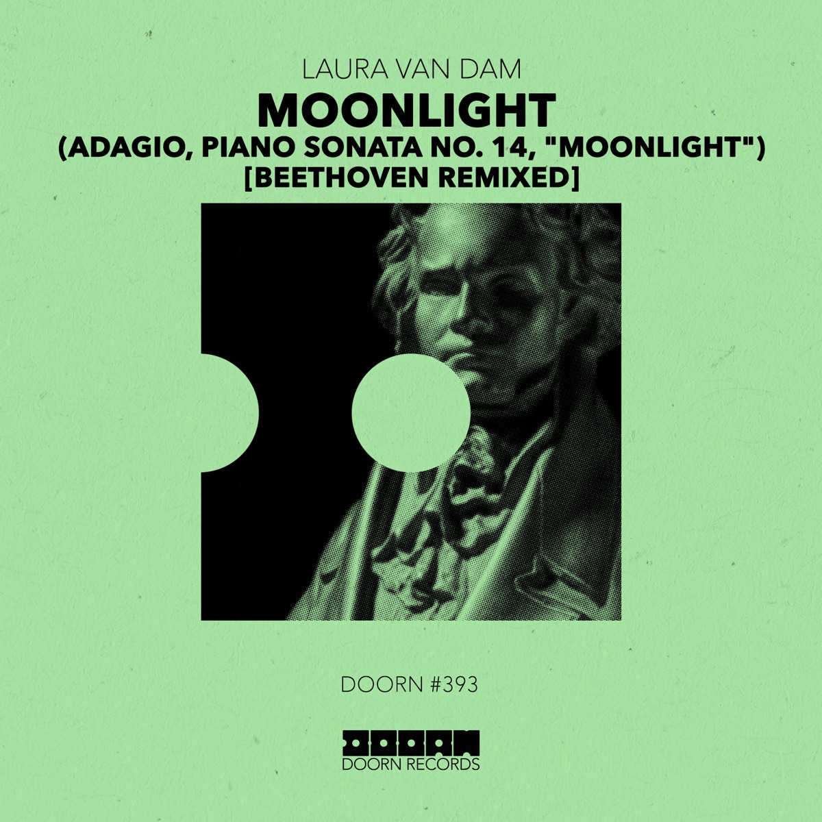 Moonlight (Adagio, Piano Sonata No. 14, "Moonlight") [Beethoven Remixed] - Single by Laura Van Dam album cover