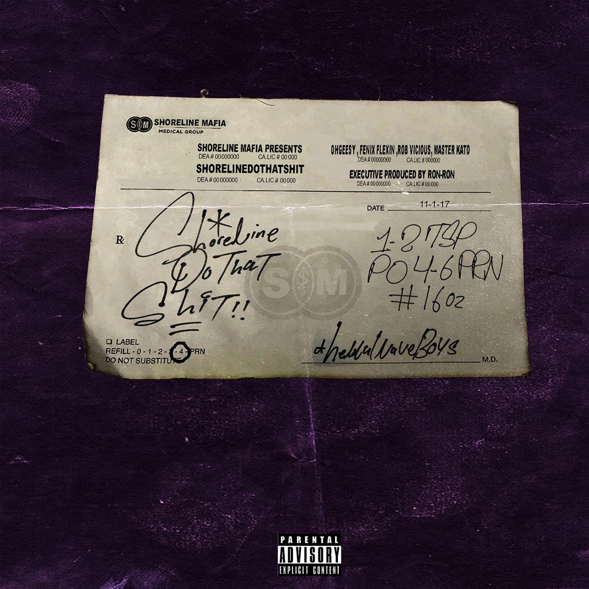 ShorelineDoThatShit by Shoreline Mafia album cover
