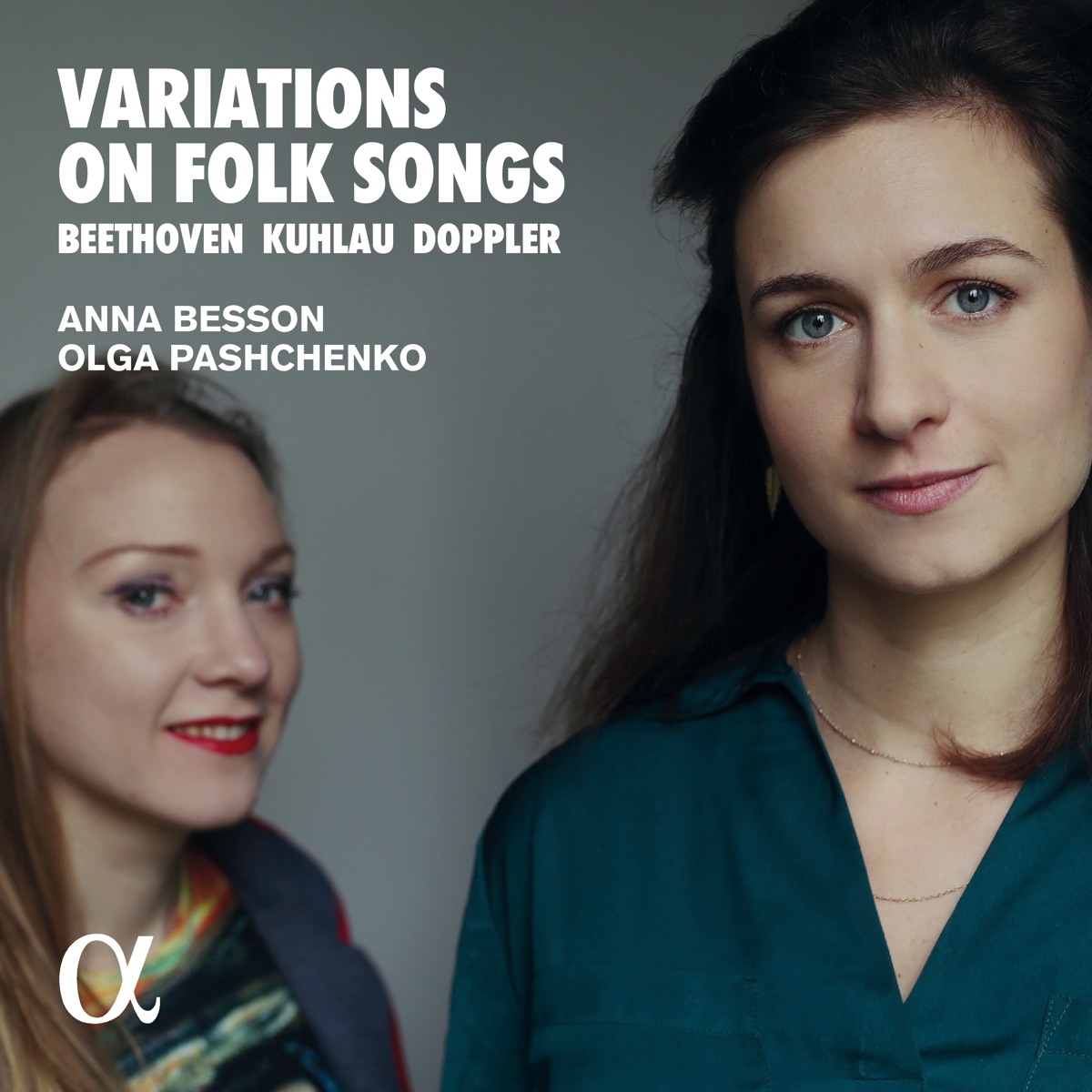Beethoven, Kuhlau & Doppler: Variations on Folk Songs by Anna Besson & Olga Pashchenko album cover