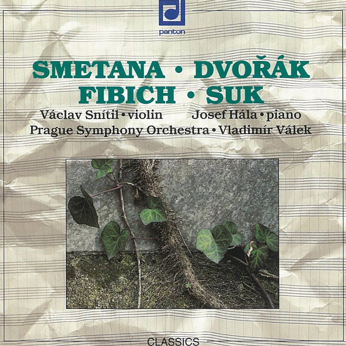 Smetana, Dvořák, Fibich, Suk: Václav Snítil Violin Recital by Václav Snítil, Josef Hála, Vladimír Válek & Prague Symphony Orchestra album cover