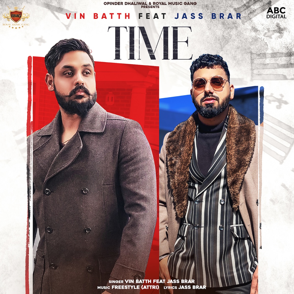 Time - Single by Vin Batth & Jass Brar album cover