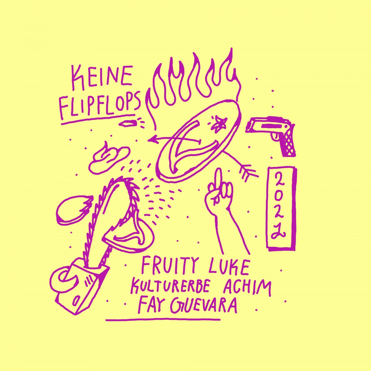 Keine Flip Flops - Single by Fruity Luke & Kulturerbe Achim album cover