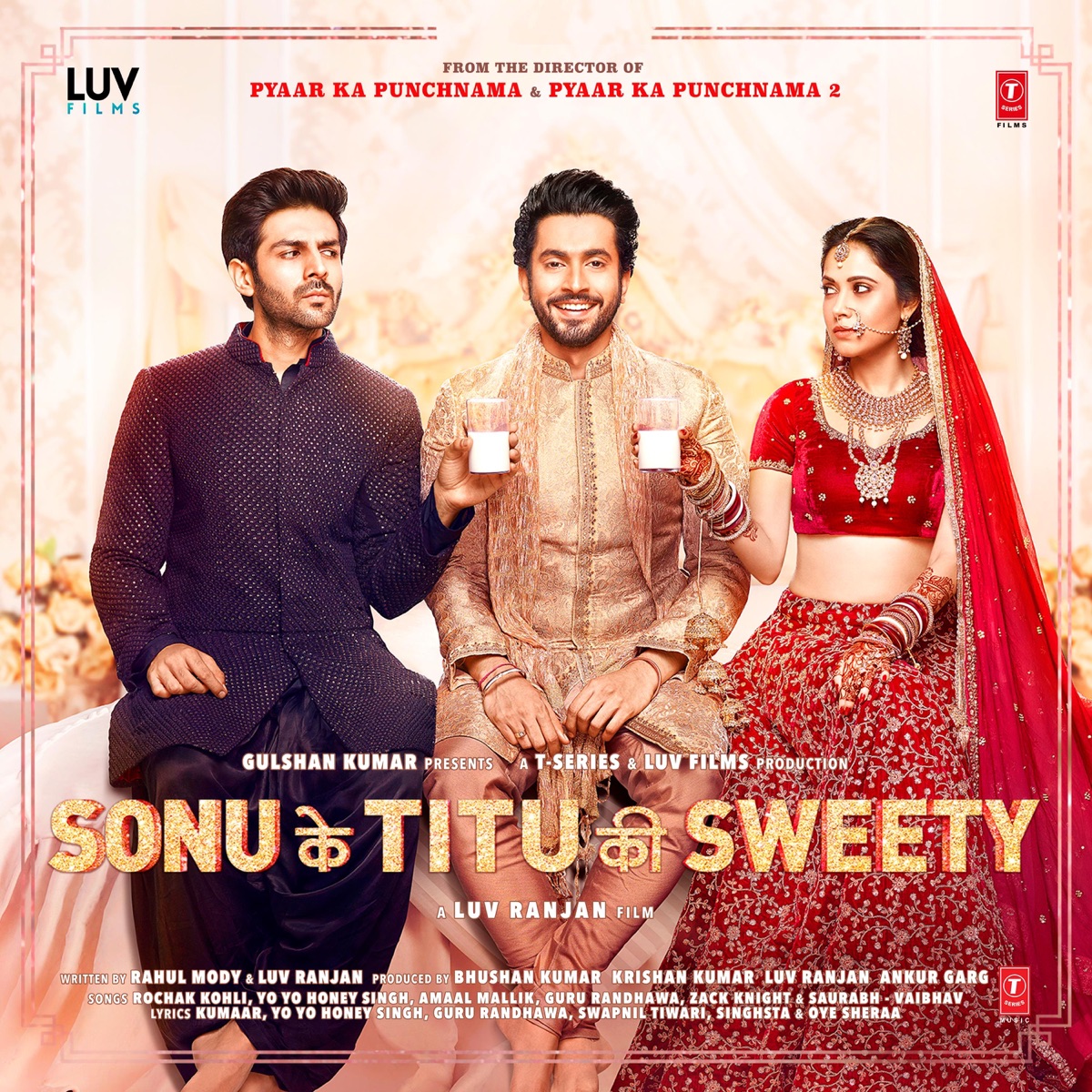 Sonu Ke Titu Ki Sweety (Original Motion Picture Soundtrack) by Yo Yo Honey Singh, Anand Raj Anand, Amaal Mallik, Zack Knight, Guru Randhawa, Rajat Nagpal, Rochak Kohli & Saurabh Vaibhav album cover