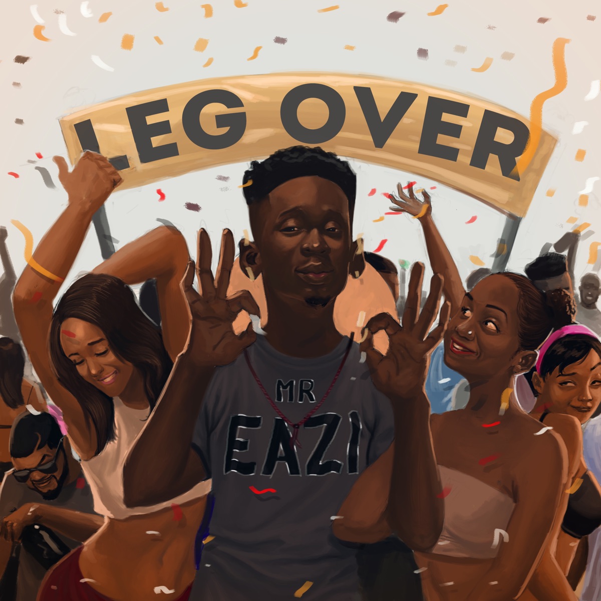 Leg Over - Single by Mr Eazi album cover