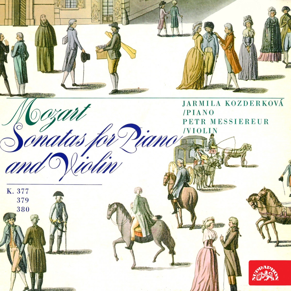 Mozart: Violin Sonatas by Petr Messiereur & Jarmila Kozderková album cover