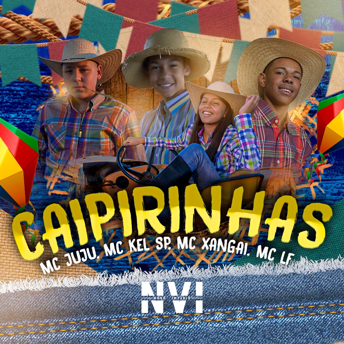 Caipirinhas - Single by MC Kel SP, Mc LF, MC Juju & MC Xangai album cover