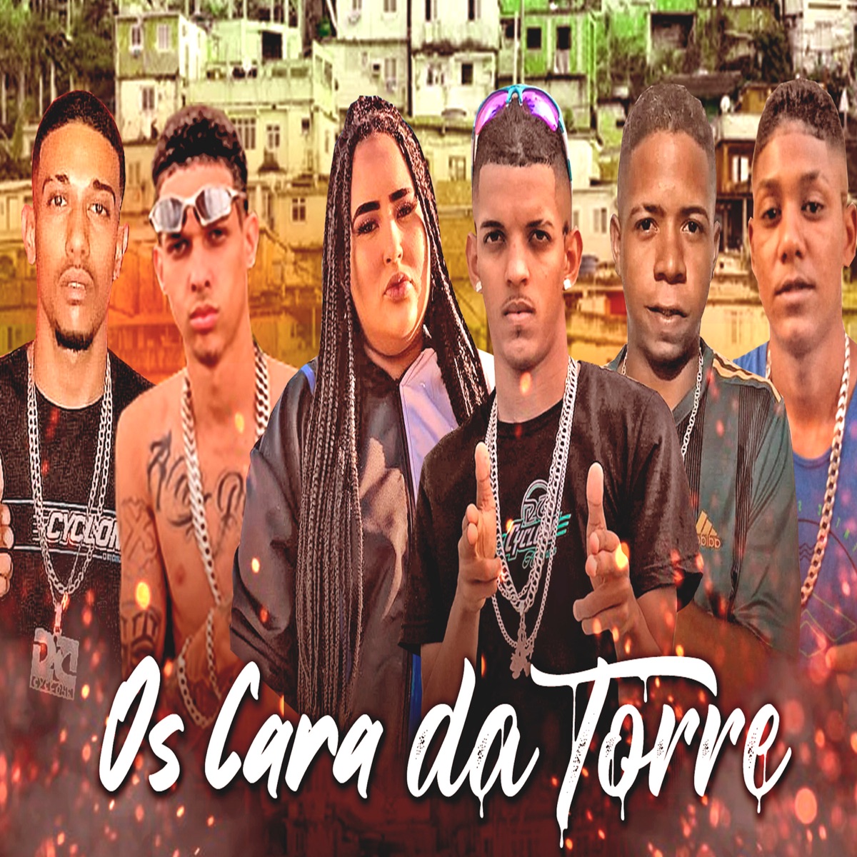 Os Cara da Torre - Single by Pierre Dumangue, Vitinho OPT, Luka Bala, Laryssa Real, Bodo Boladao & Menor do Complexo album cover