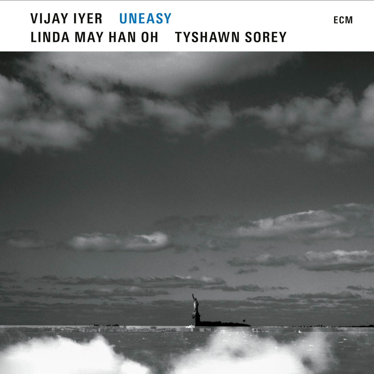 Uneasy by Vijay Iyer, Linda May Han Oh & Tyshawn Sorey album cover