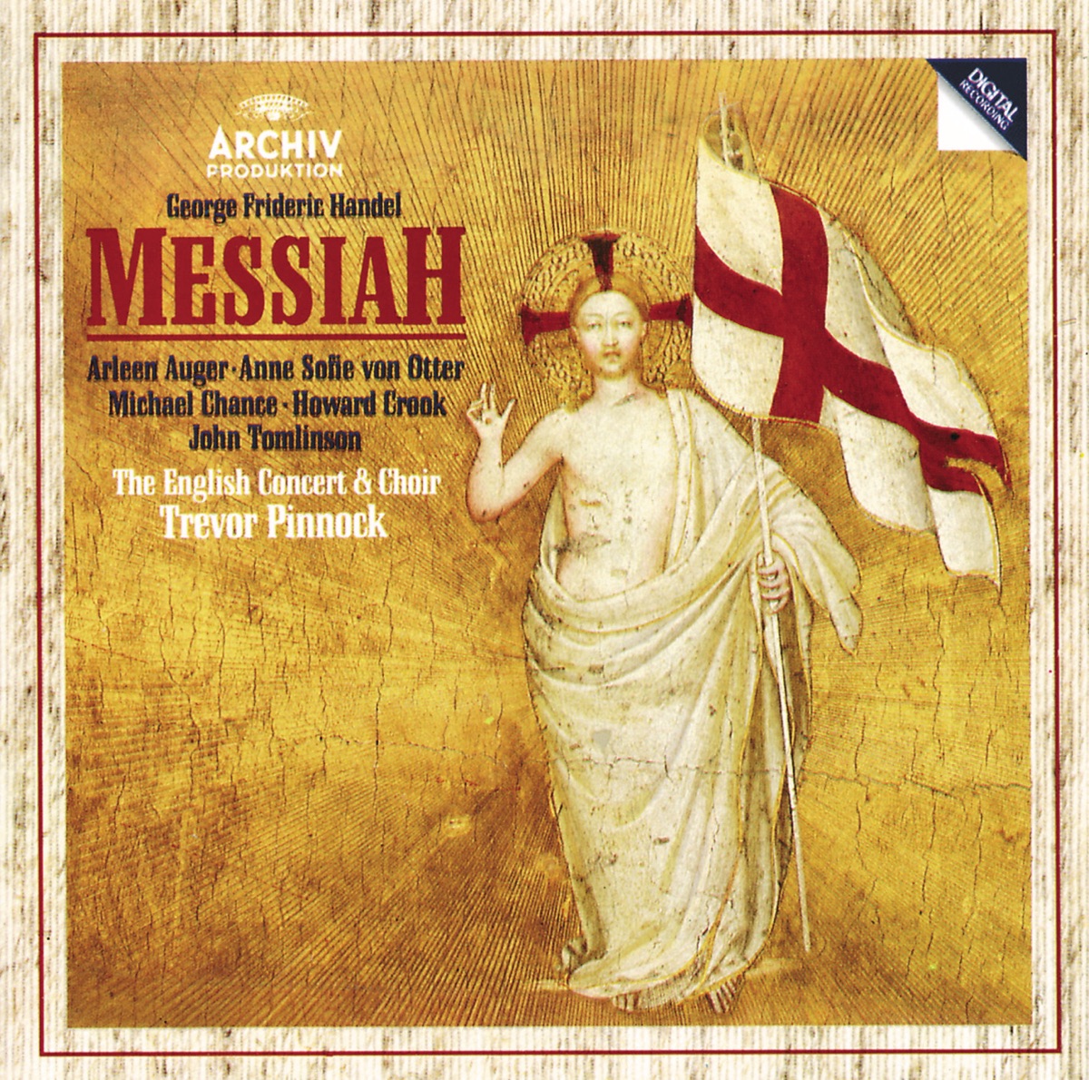 Handel: Messiah by Anne Sofie von Otter, Arleen Auger, The English Concert & Trevor Pinnock album cover