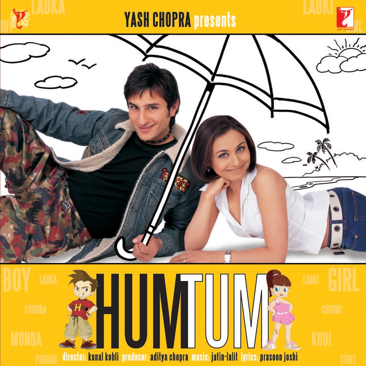 Hum Tum (Original Motion Picture Soundtrack) by Jatin-Lalit, Prasoon Joshi, Veronica Mehta & Juggy D album cover