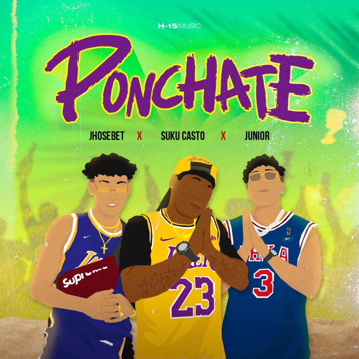 Ponchate (feat. Suku Castro) - Single by Junior Music & Jhosebet album cover