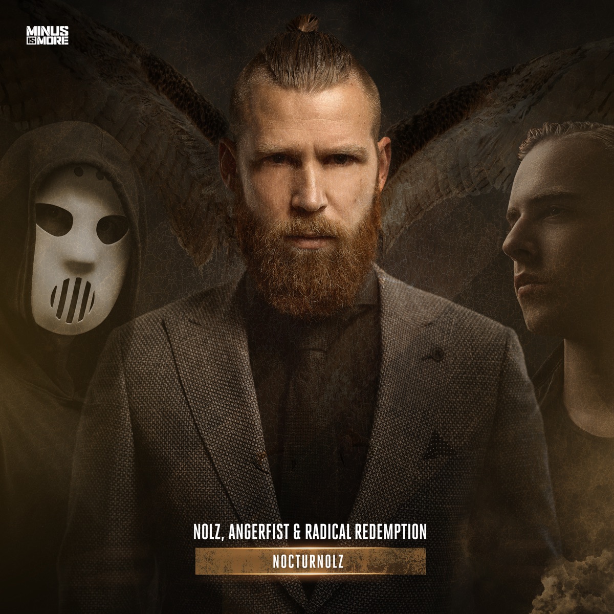 Nocturnolz - Single by Nolz, Angerfist & Radical Redemption album cover