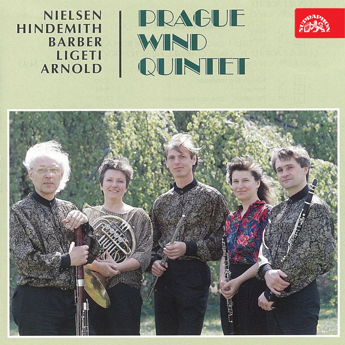 Nielsen, Hindemith, Barber, Ligeti, Arnold: Prague Wind Quintet by Prague Wind Quintet album cover
