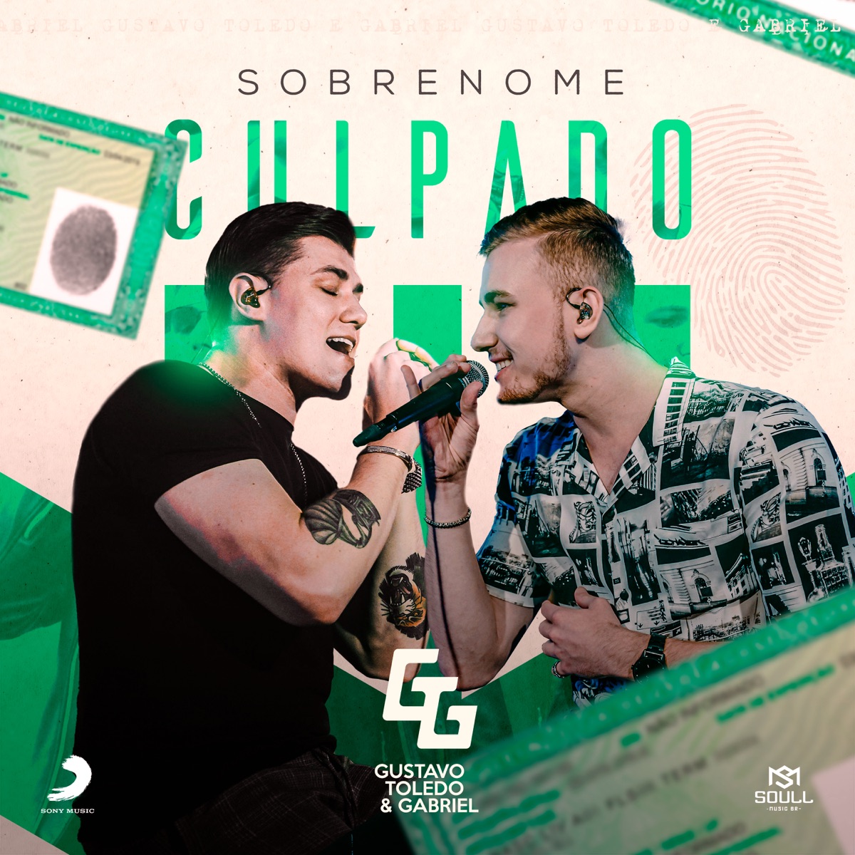 Sobrenome Culpado - Single by Gustavo Toledo & Gabriel album cover