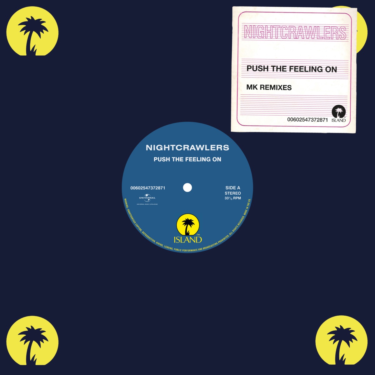 Push the Feeling On - EP by Nightcrawlers album cover