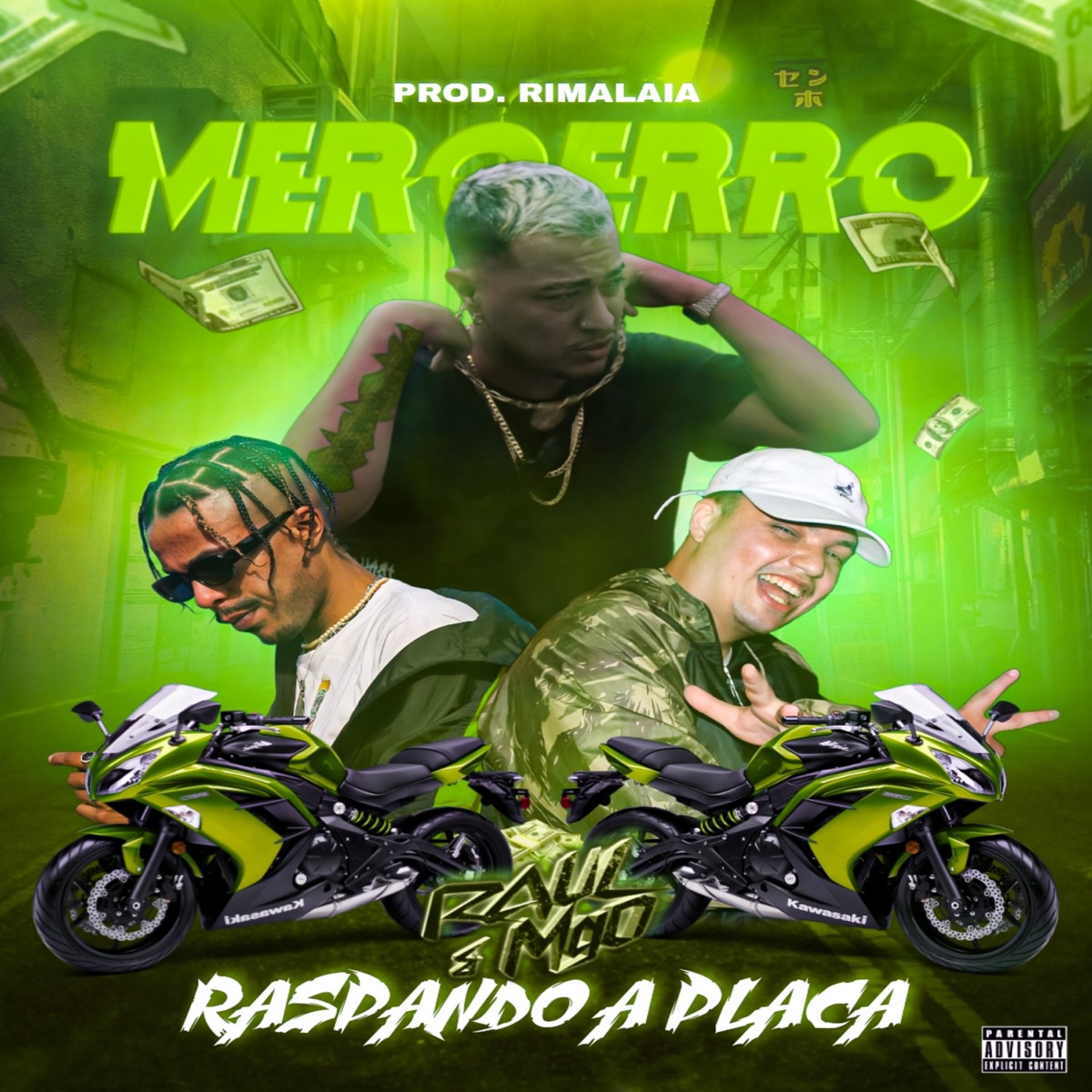 Raspando a Placa - Single by meroerro & Raul e MGO album cover
