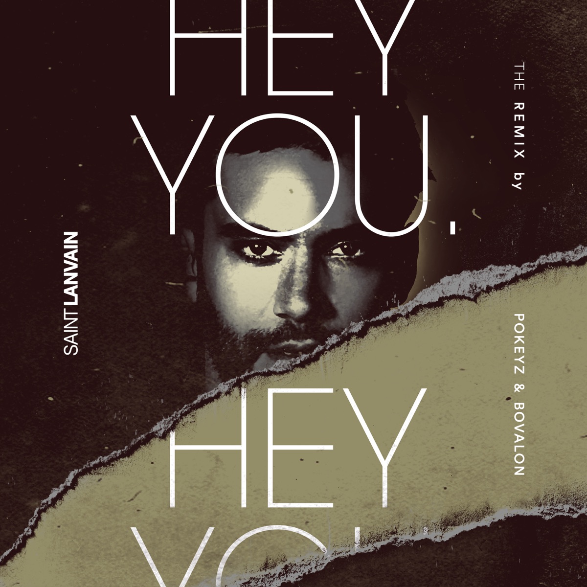 Hey you (Pokeyz & Bovalon Remix) - Single by Saint Lanvain album cover