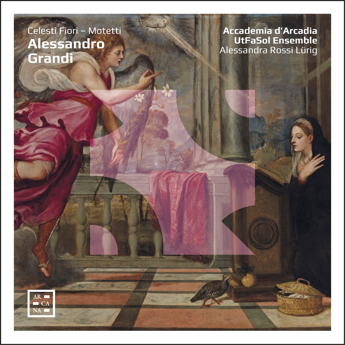 Alessandro Grandi: Celesti Fiori - Motetti by Accademia d’Arcadia, UtFaSol Ensemble & Alessandra Rossi Lürig album cover