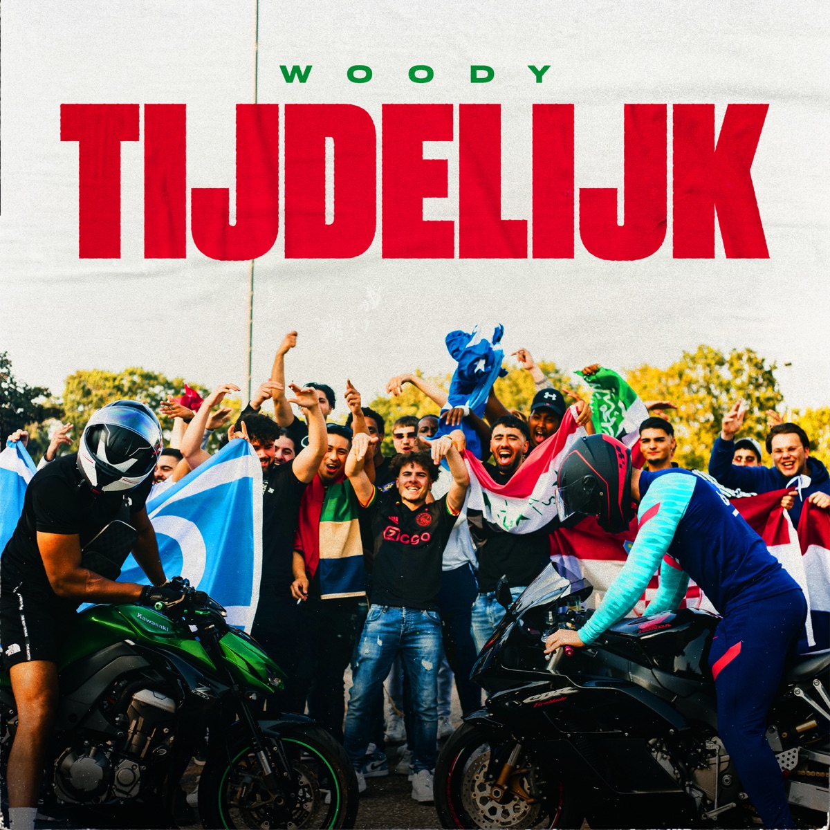 Tijdelijk - Single by Woody album cover