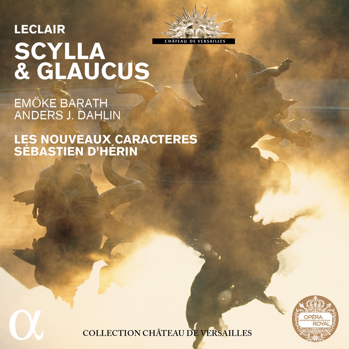 Leclair: Scylla & Glaucus by Les Nouveaux Caractères, Sébastien d'Hérin, Emöke Baráth & Anders J. Dahlin album cover