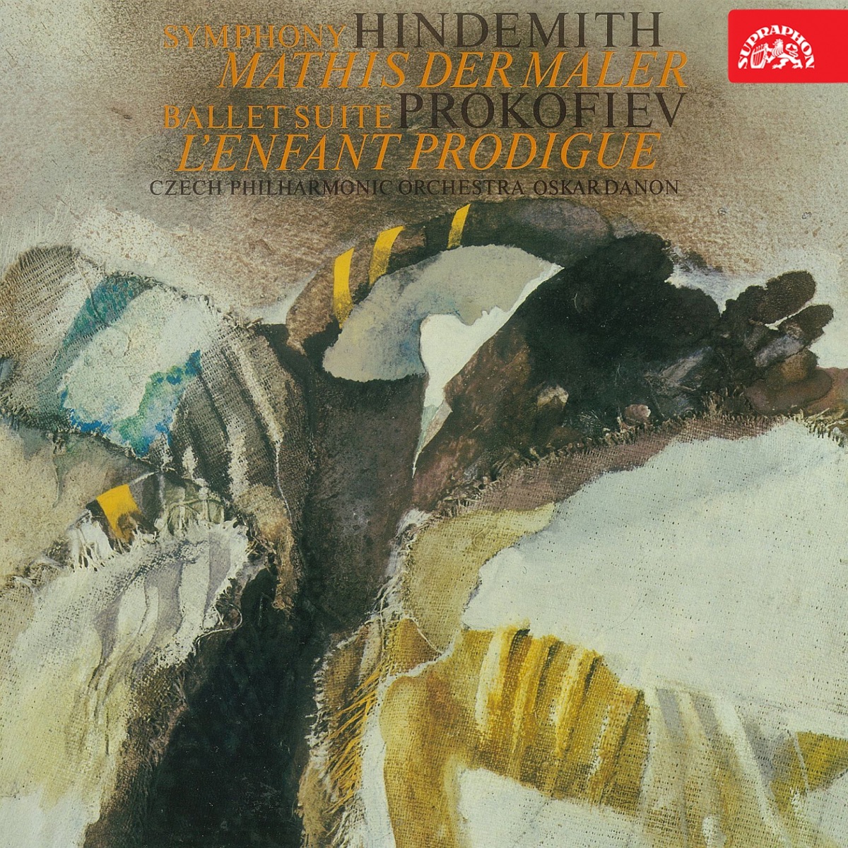 Hindemith: Mathis der Maler - Prokofiev: L'enfant prodigue by Oskar Danon & Czech Philharmonic album cover