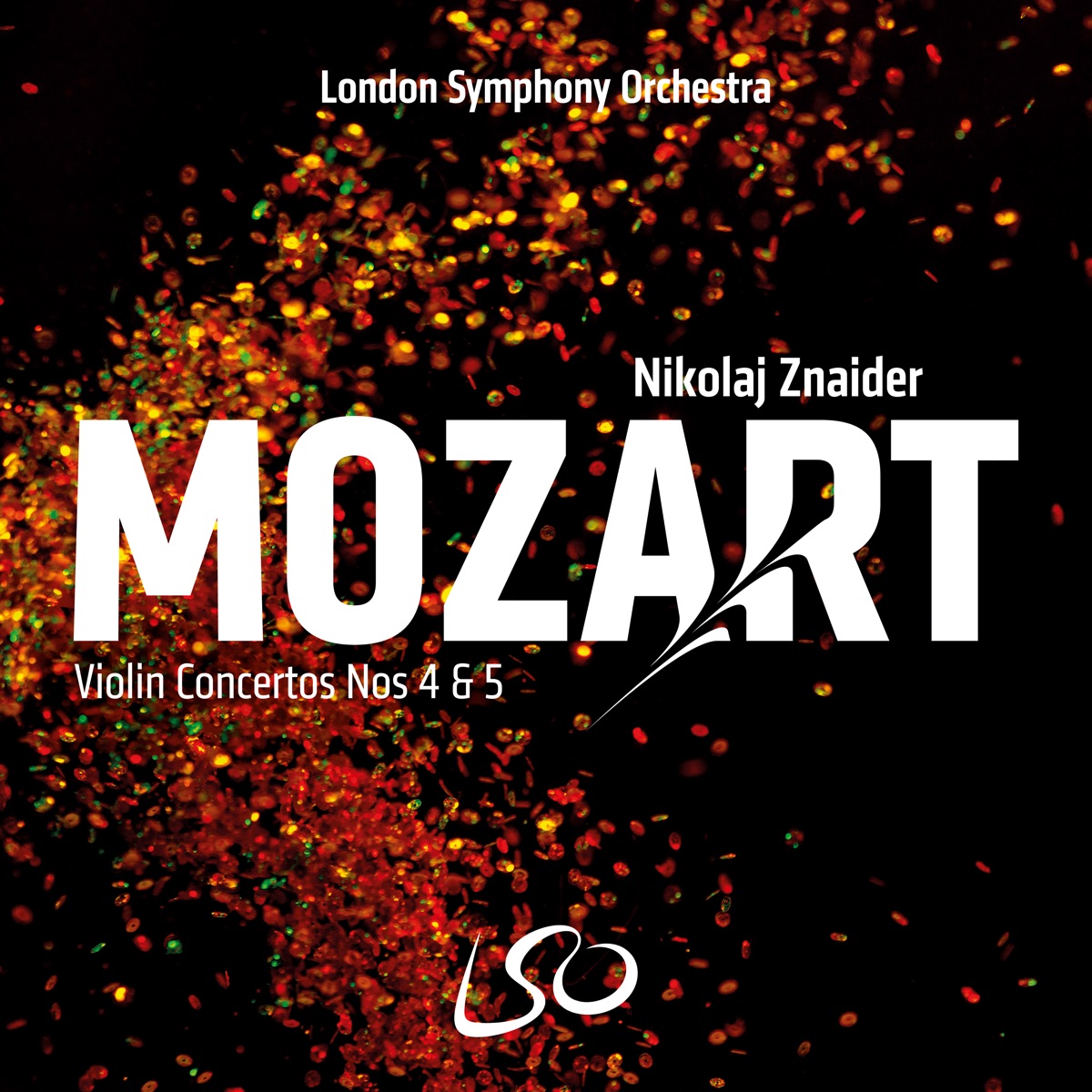 Mozart: Violin Concertos Nos. 4 & 5 by London Symphony Orchestra & Nikolaj Znaider album cover