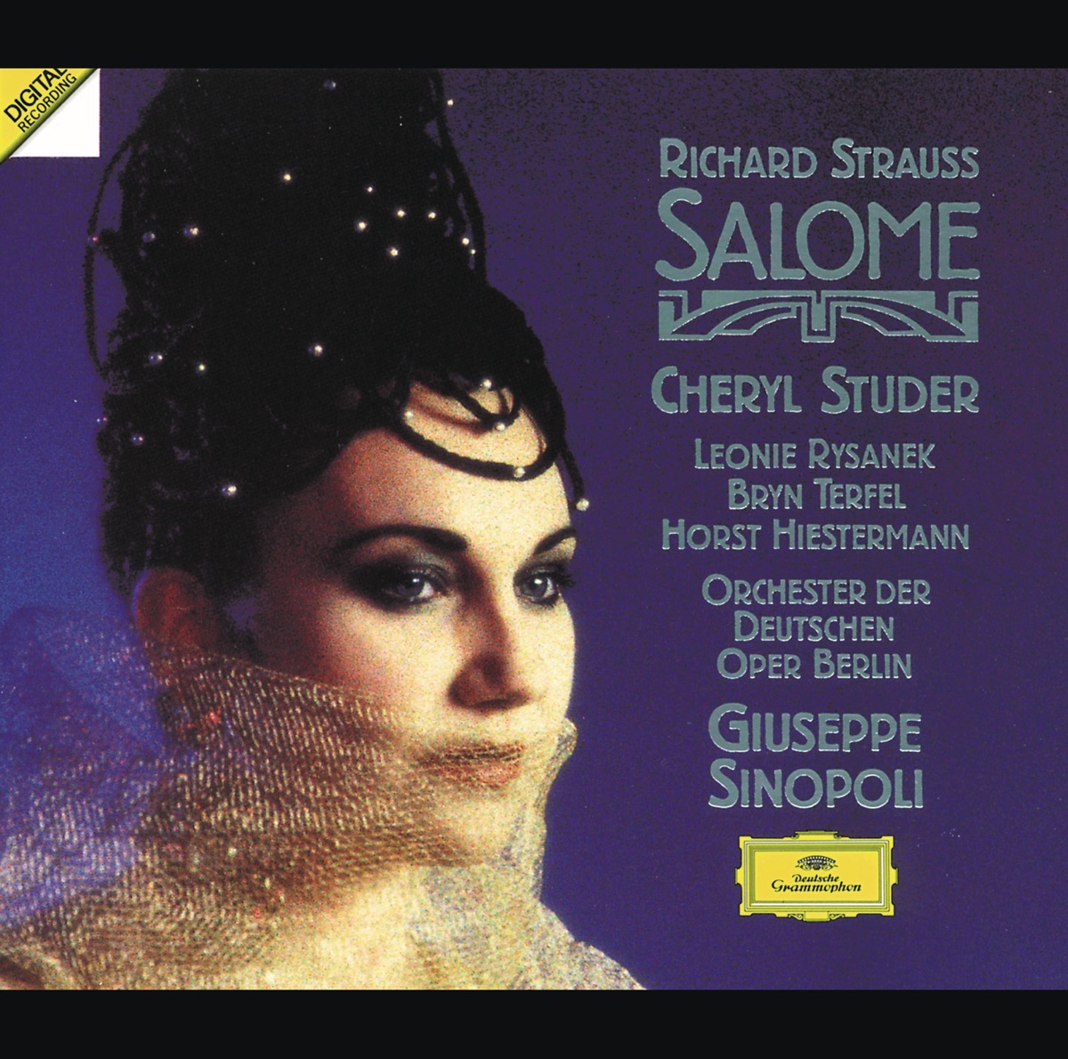 Richard Strauss: Salome by Orchester der Deutschen Oper Berlin, Cheryl Studer & Giuseppe Sinopoli album cover