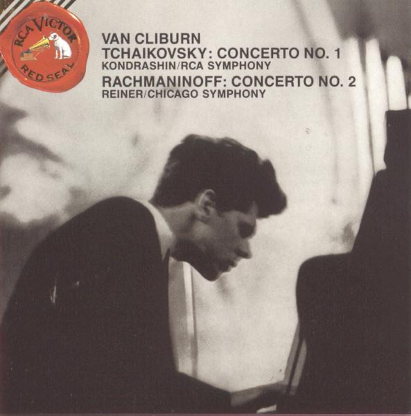 Tchaikovsky: Piano Concerto No. 1 - Rachmaninov: Piano Concerto No. 2 by Van Cliburn, The RCA Symphony Orchestra & Chicago Symphony Orchestra album cover