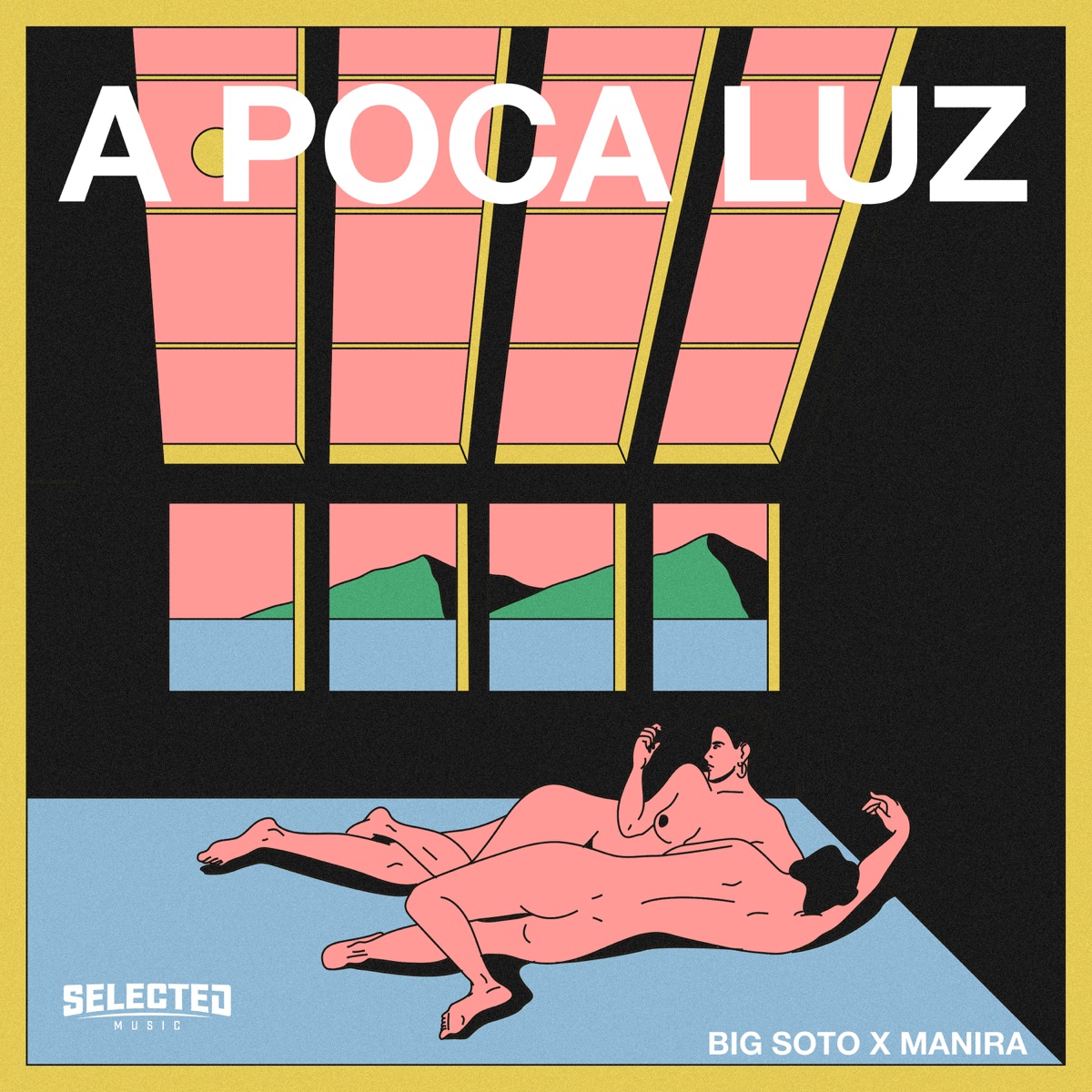 A Poca Luz - Single by Big Soto, Selected Music & Manira album cover