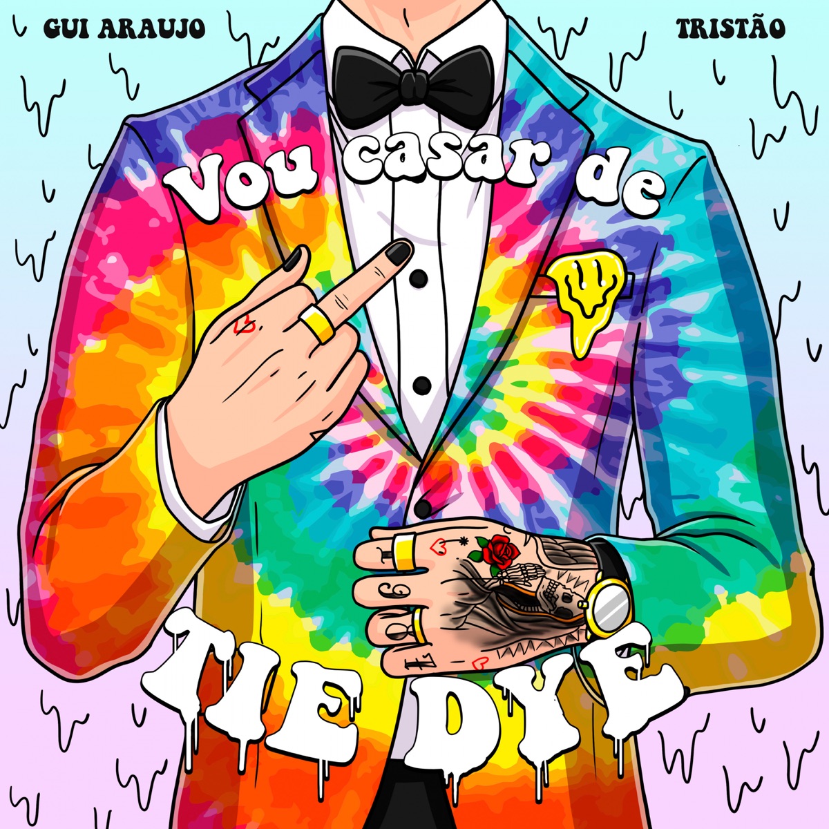 Vou casar de Tie Dye - Single by Tristão, Gui Araujo & Ecologyk album cover
