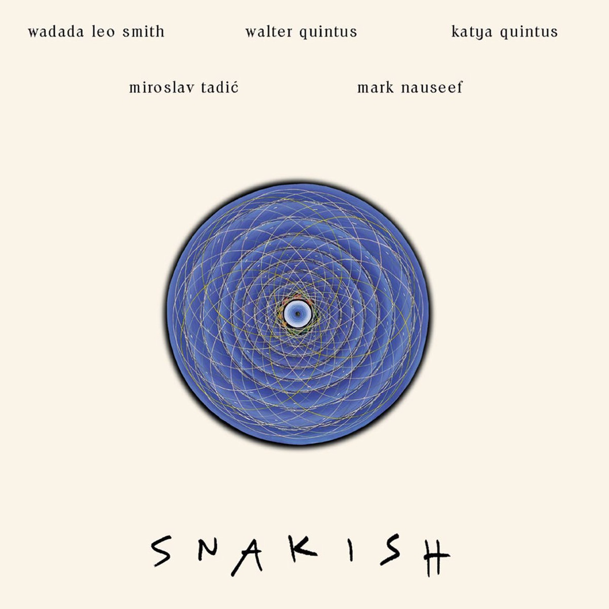 Snakish (feat. Walter Quintus, Katya Quintus, Miroslav Tadic & Mark Nauseef) by Wadada Leo Smith album cover