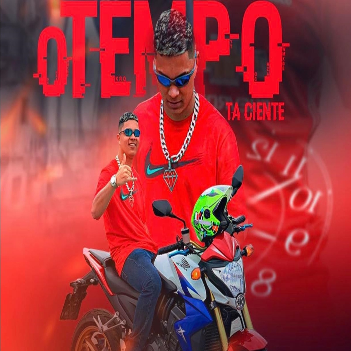 O Tempo Tá Ciente - Single by Mc JHR album cover
