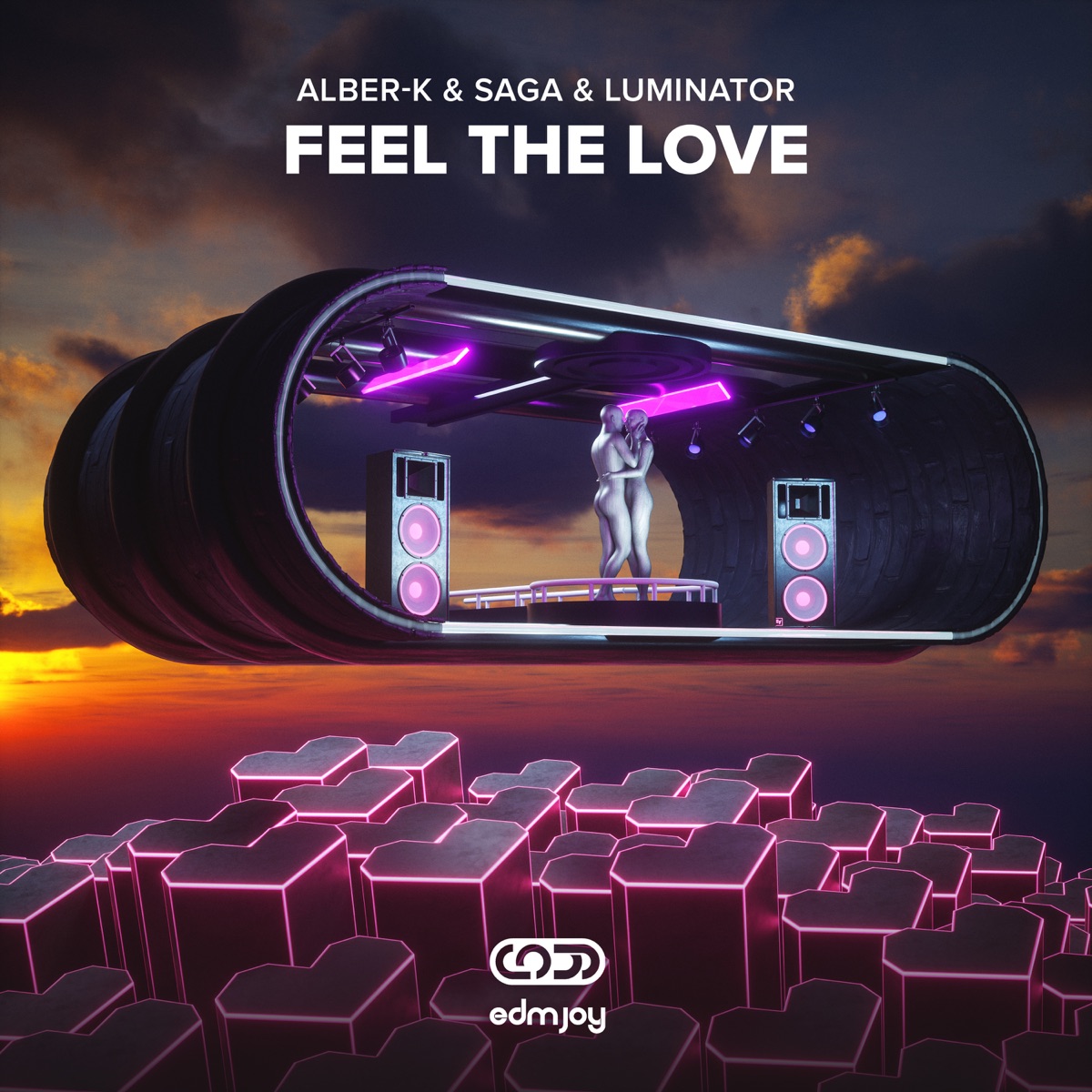 Feel the Love - Single by SAGA, Alber-K & Luminator album cover