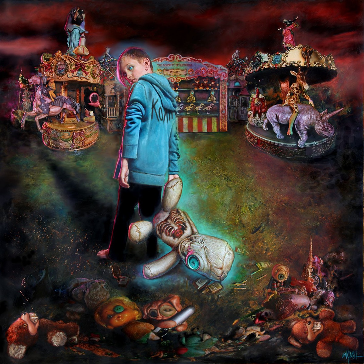 The Serenity of Suffering by Korn album cover