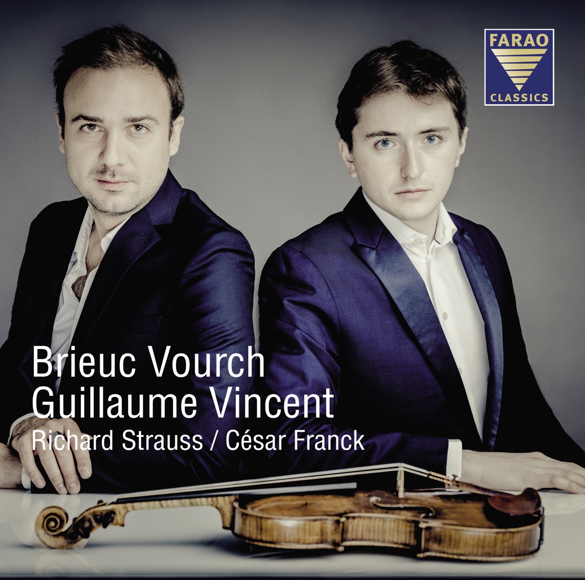 Strauss & Franck: Sonatas for Violin and Piano by Brieuc Vourch & Guillaume Vincent album cover
