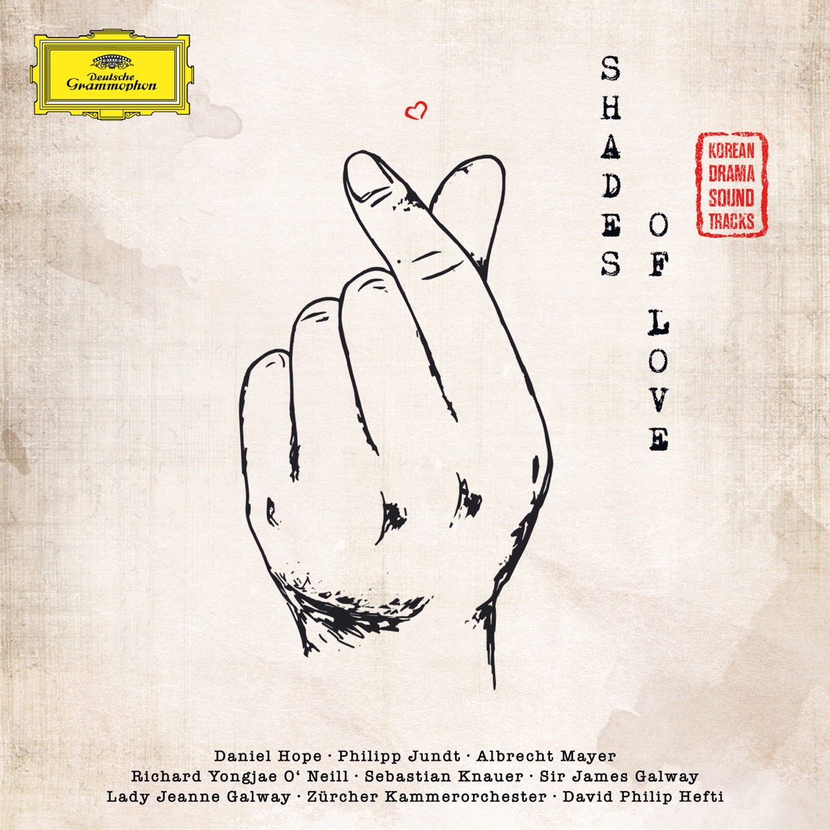 Shades of Love: Korean Drama Soundtracks by Philipp Jundt, Zürcher Kammerorchester & David Philip Hefti album cover