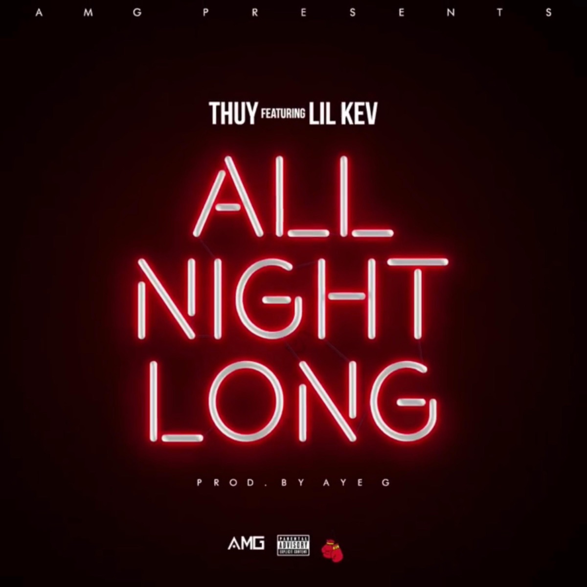 All Night Long (feat. Lil Kev) - Single by thủy album cover