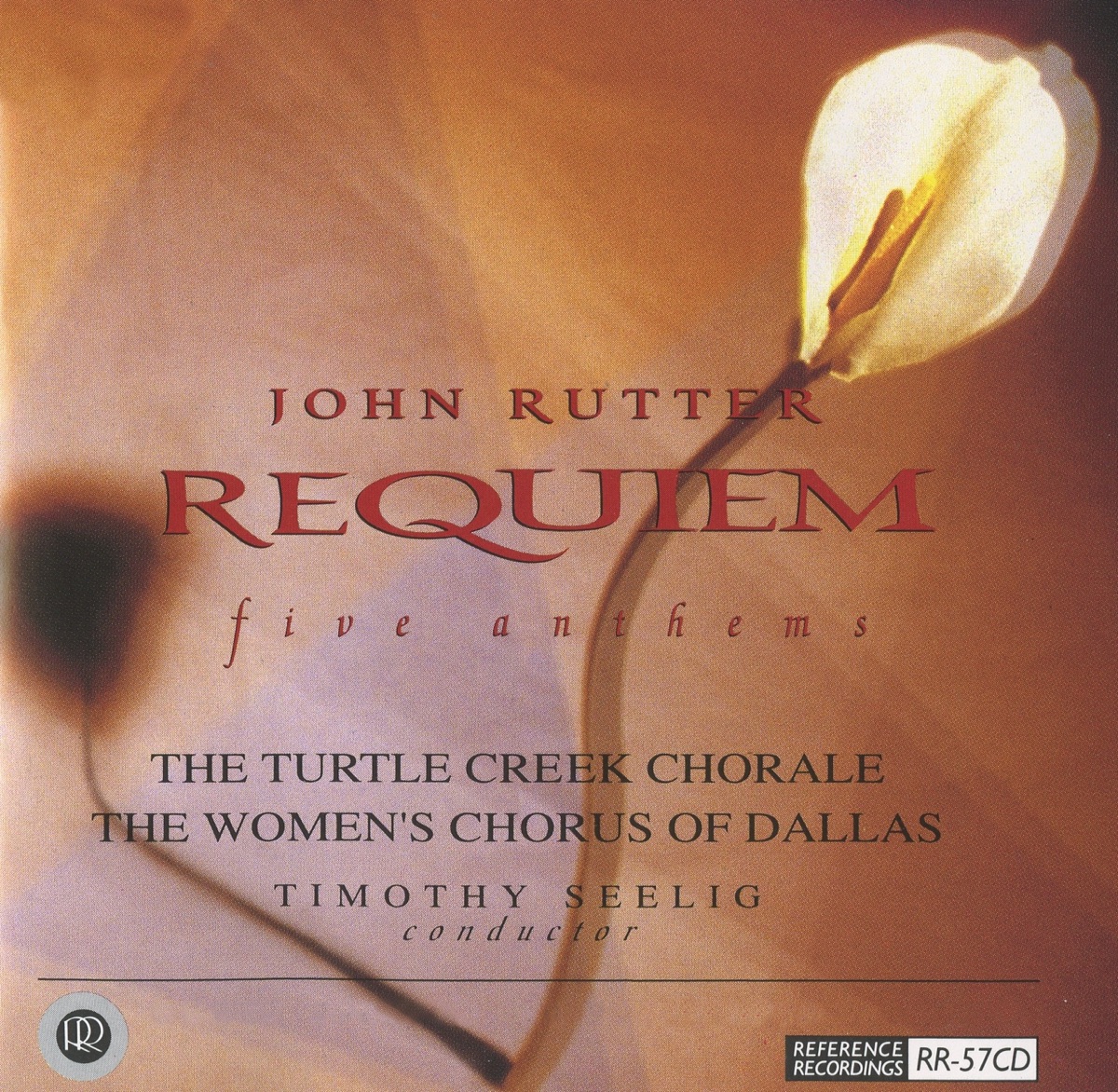 Rutter: Requiem and Five Anthems by Turtle Creek Chorale, The Women's Chorus of Dallas & Tim Seelig album cover