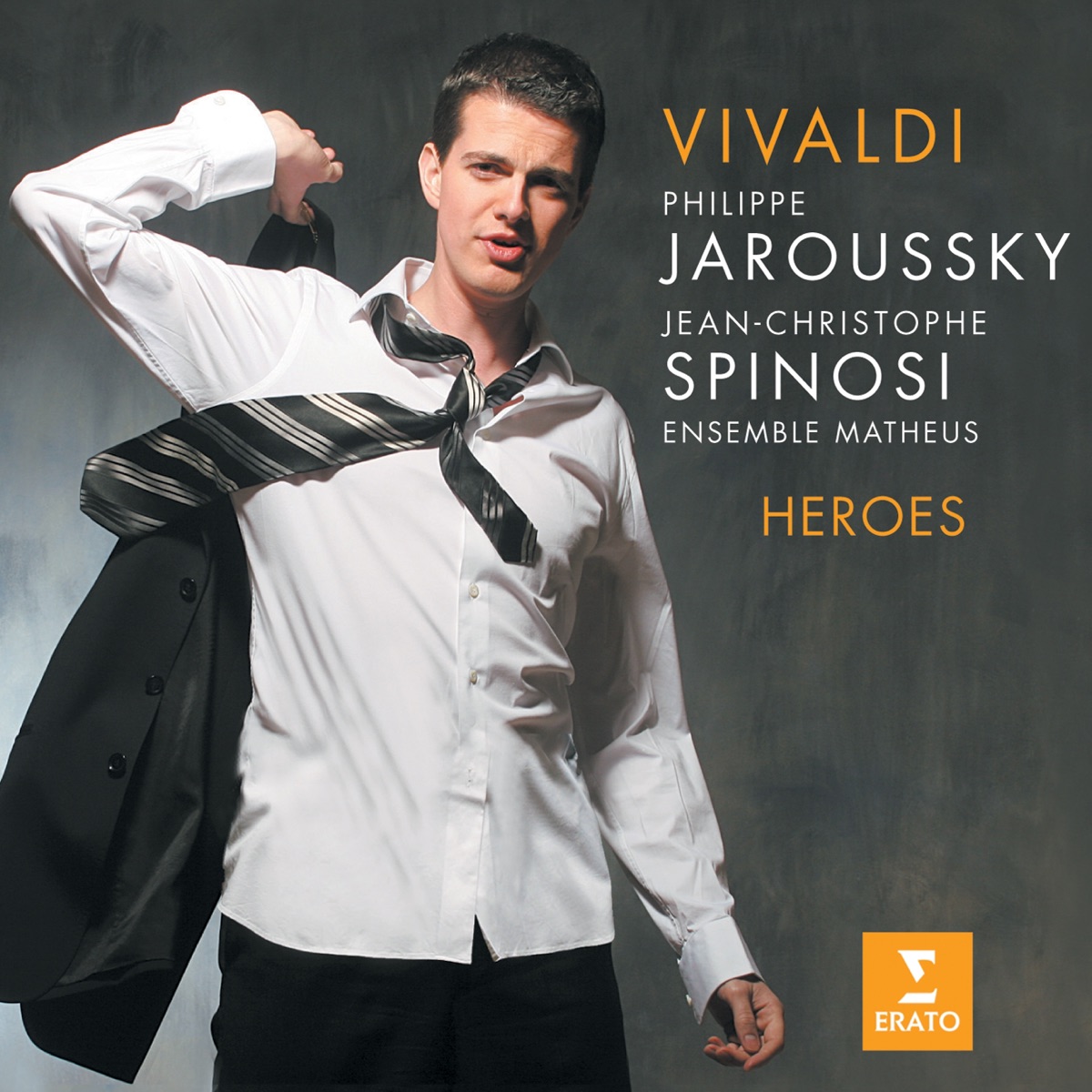 Vivaldi: Heroes by Jean-Christophe Spinosi, Philippe Jaroussky & Ensemble Matheus album cover