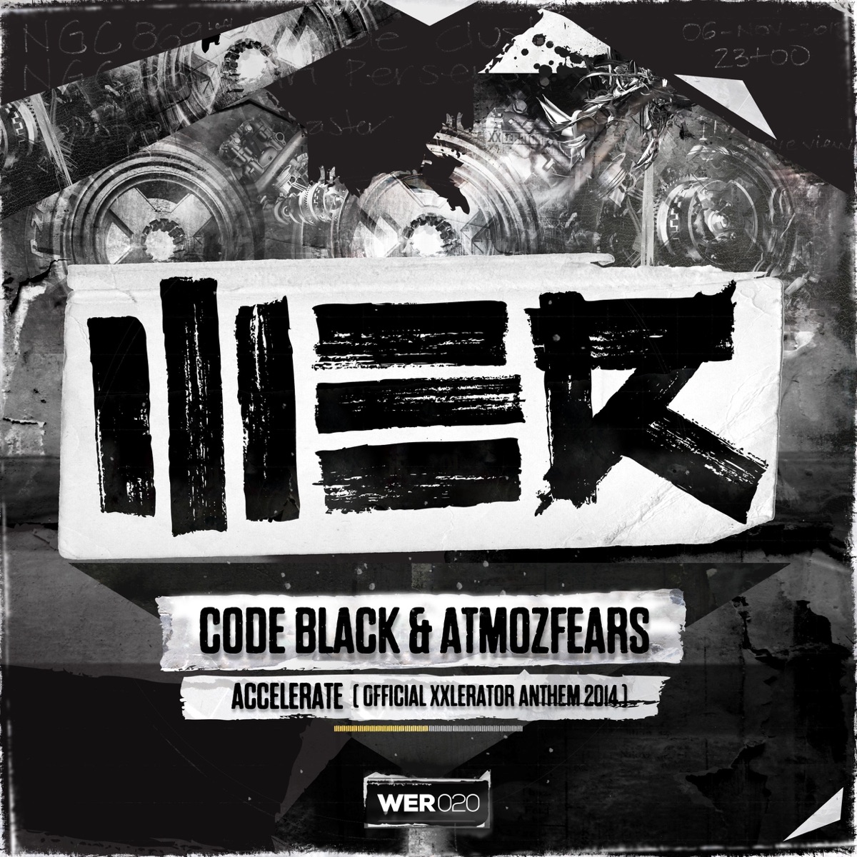 Accelerate (Official XXlerator Anthem 2014) - Single by Code Black & Atmozfears album cover