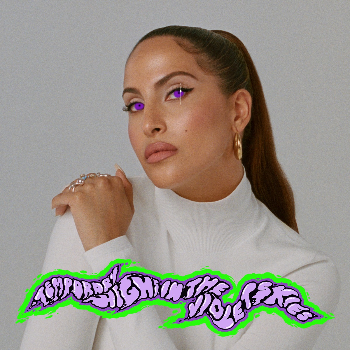 TEMPORARY HIGHS IN THE VIOLET SKIES by Snoh Aalegra album cover