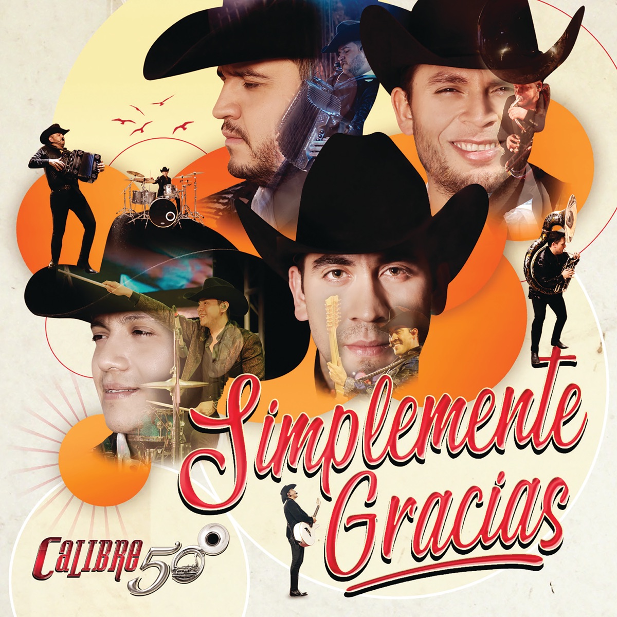 Simplemente Gracias by Calibre 50 album cover