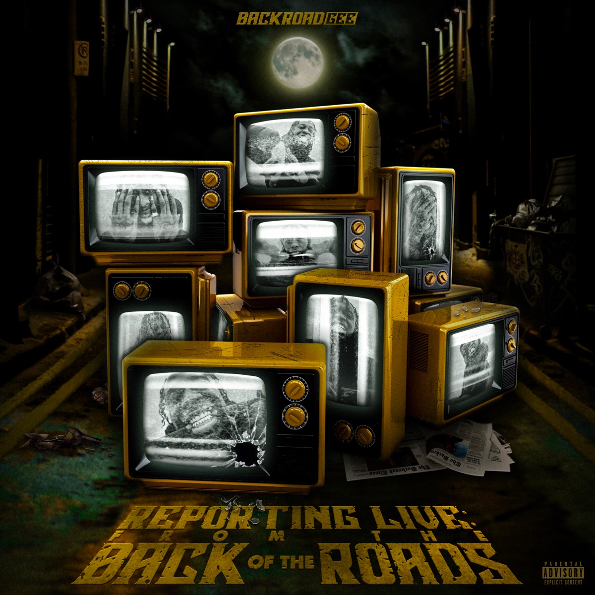 Reporting Live (From the Back of the Roads) by BackRoad Gee album cover